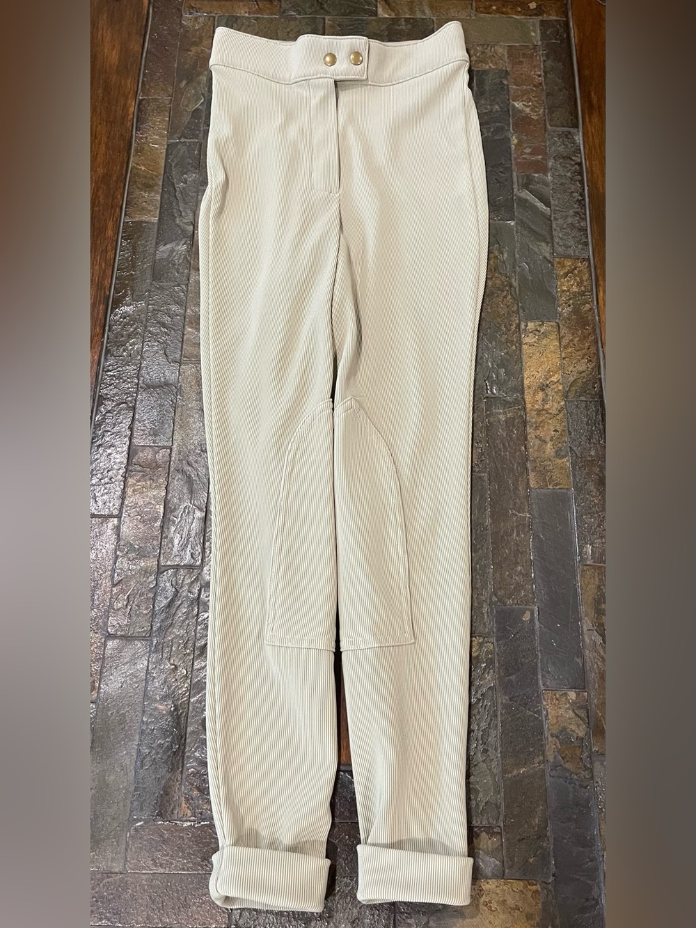American Apparel Ribbed Riding Pants - Picture 2 of 11